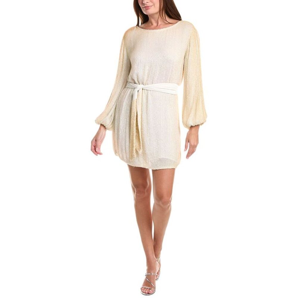 Retrofête Womens Grace Dress, White